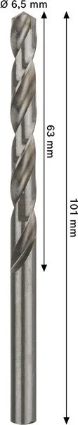 PRO Metal HSS-G spiralna burgija, 6,5×63×101 mm 2608577651
