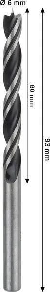 PRO Wood spiralna burgija, 6×60×93 mm 2608577709