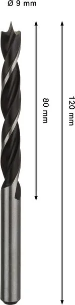 PRO Wood spiralna burgija, 9×80×120 mm 2608577712