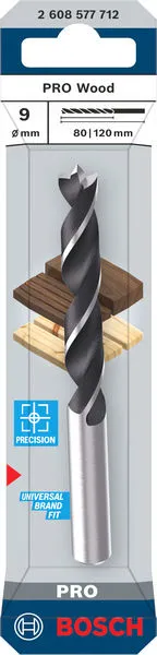 PRO Wood spiralna burgija, 9×80×120 mm 2608577712