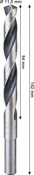 Metal HSS spiralna burgija, 11,5×94×142 mm, smanjeni CYL prihvat 2608577857