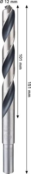 Metal HSS spiralna burgija, 12×101×151 mm, smanjeni CYL prihvat 2608577858