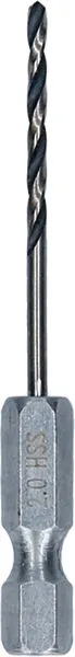 Bosch Metal HSS spiralna burgija, 2×24×60 mm, HEX prihvat od 1/4 inča 2608577863