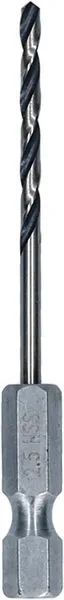 Bosch Metal HSS spiralna burgija, 2,5×30×69 mm, HEX prihvat od 1/4 inča 2608577864