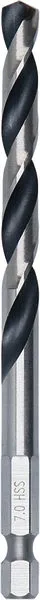 Bosch Metal HSS spiralna burgija, 7×69×109 mm, HEX prihvat od 1/4 inča 2608577877