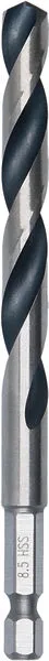 Bosch Metal HSS spiralna burgija, 8,5×75×117 mm, HEX prihvat od 1/4 inča 2608577880
