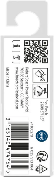 PRO Metal HSS-G burgija za metal 1,6×20×43 mm, 10 kom 2608585471