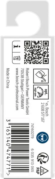 PRO Metal HSS-G burgija za metal 1,7×20×43 mm, 10 kom 2608585472