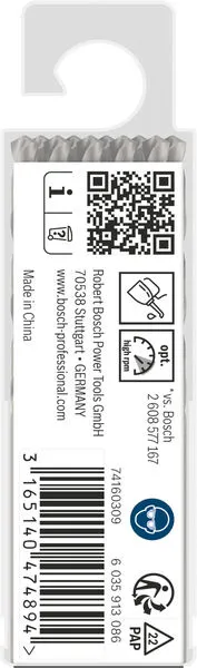 PRO Metal HSS-G burgija za metal 3,8×43×75 mm, 10 kom 2608585484