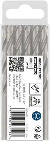 PRO Metal HSS-G spiralna burgija standardne dužine, 6,6×63×101 mm, 10 kom. 2608585499