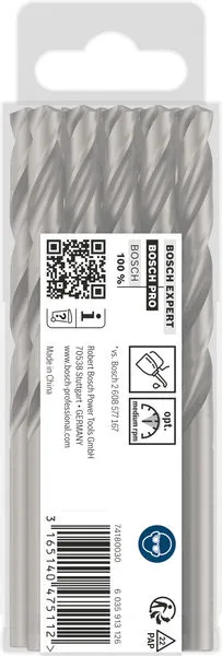 PRO Metal HSS-G spiralna burgija standardne dužine, 7,8×75×117 mm, 10 kom. 2608585506