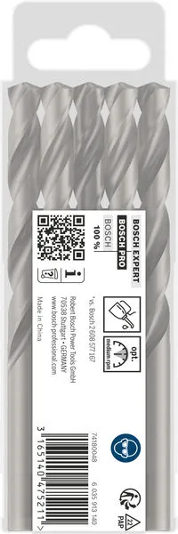 PRO Metal HSS-G spiralna burgija standardne dužine, 9,2×81×125 mm, 5 kom. 2608585516
