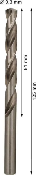PRO Metal HSS-G burgija za metal 9,3×81×125 mm, 5 kom 2608585517