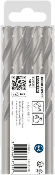 PRO Metal HSS-G spiralna burgija standardne dužine, 10,3×87×133 mm, 5 kom. 2608585524