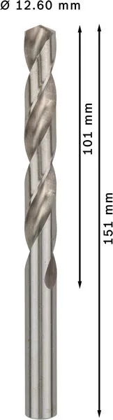 PRO Metal HSS-G burgija za metal 12,6×101×151 mm, 5 kom 2608585542