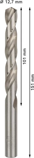 PRO Metal HSS-G burgija za metal 12,7×101×151 mm, 5 kom 2608585543