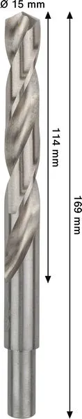 PRO Metal HSS-G burgija za metal 15×114×169 mm, 4 kom 2608585594