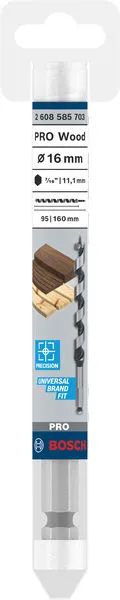 PRO Wood zmijolika burgija 16×95×160 mm 2608585703