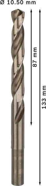 PRO Stainless Steel HSS-Co burgija za metal 10,5×87×133 mm, 5 kom 2608585900