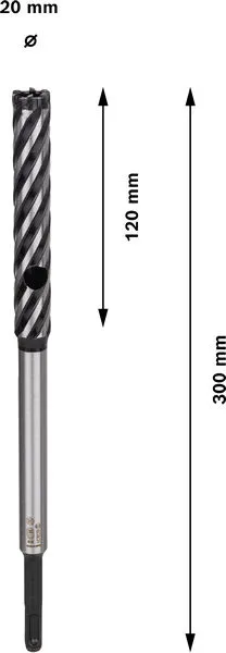 PRO SDS plus Rebar Cutter burgija za sečenje armature 20×120×300 mm 2608586996