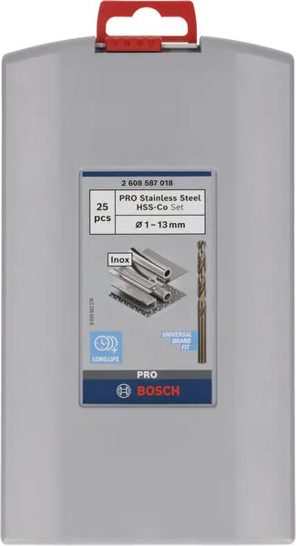 Set PRO Stainless Steel HSS-G burgija za metal 25 kom 2608587018