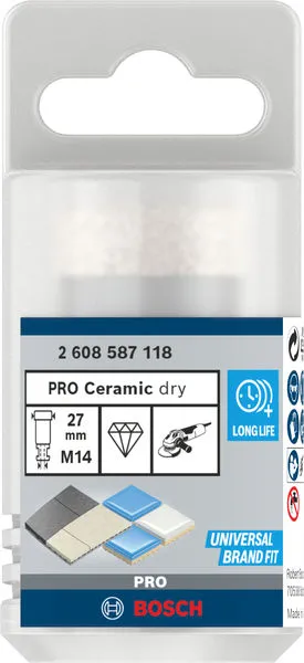 PRO Ceramic Dijamantska kruna za suvo bušenje 27×35×14 mm 2608587118