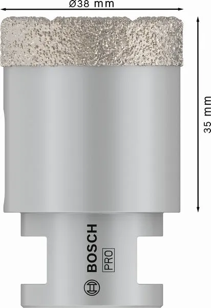 PRO Ceramic Dijamantska kruna za suvo bušenje 38×35×14 mm 2608587122