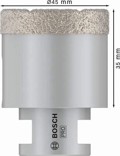 PRO Ceramic Dijamantska kruna za suvo bušenje 45×35×14 mm 2608587124