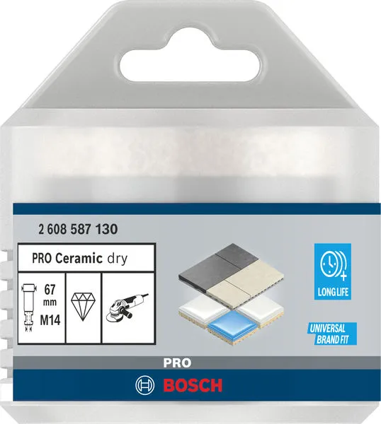 PRO Ceramic Dijamantska kruna za suvo bušenje 67×35×14 mm 2608587130