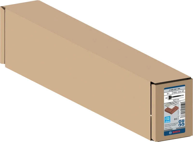 PRO SDS max-4C pljosnato dleto, 50×400 mm, 5 kom. 2608587184