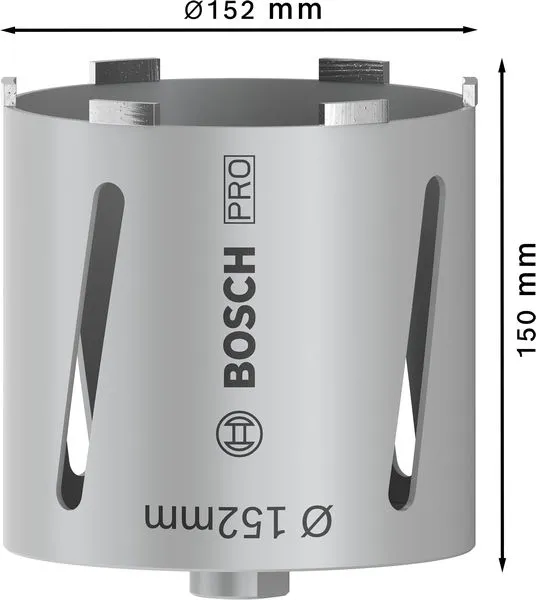 PRO Core Cutter dry, 152×150 mm, G 1/2 inča 2608587333