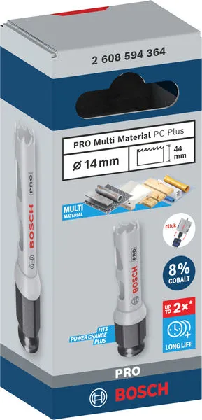 PRO Multi Material PC Plus testera za otvore, 14 mm 2608594364