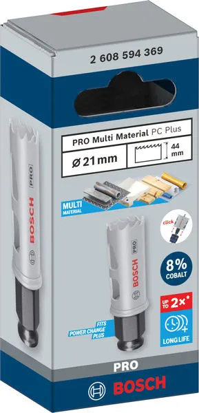 PRO Multi Material PC Plus testera za otvore, 21 mm 2608594369