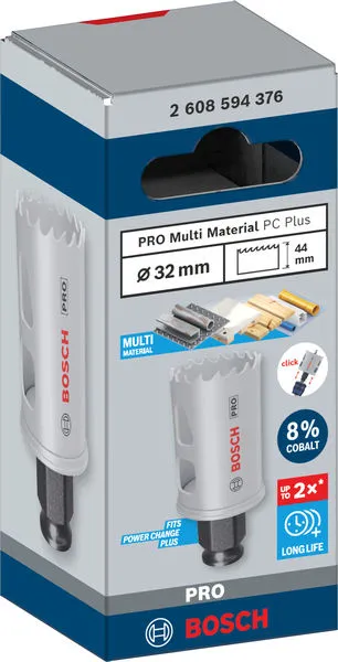 PRO Multi Material PC Plus testera za otvore, 32 mm 2608594376
