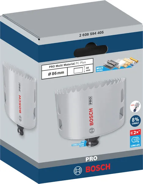 PRO Multi Material PC Plus testera za otvore, 86 mm 2608594405