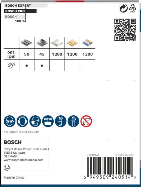 PRO Multi Material PC Plus testera za otvore, 92 mm 2608594407