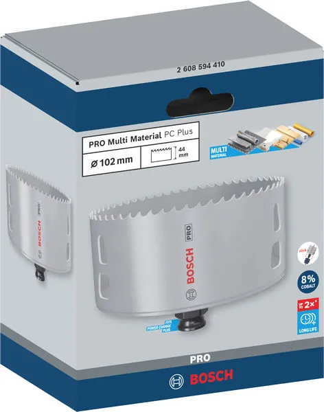 PRO Multi Material PC Plus testera za otvore, 102 mm 2608594410