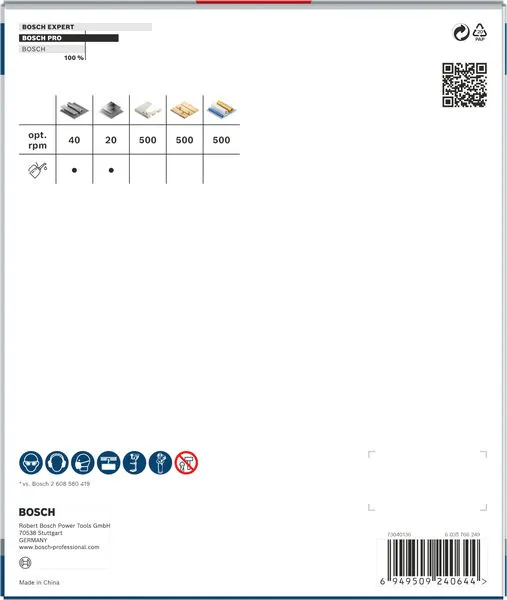 PRO Multi Material PC Plus testera za otvore, 168 mm 2608594420