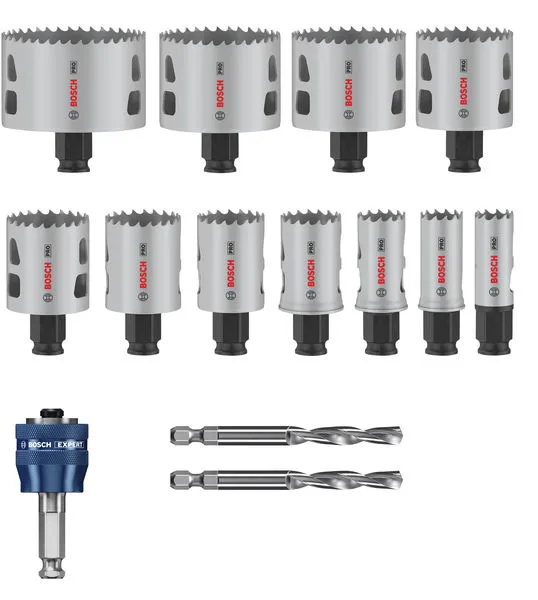 Set PRO Multi Material PC Plus testera za otvore, 14 kom. 2608594425