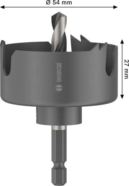 Testera za otvore sa držačem za drvo i gips, 54×27 mm 2608594494