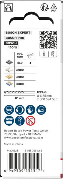 Multi Material testera za otvore sa držačem, 19×40 mm 2608594510