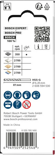 Multi Material testera za otvore sa držačem, 25×40 mm 2608594513