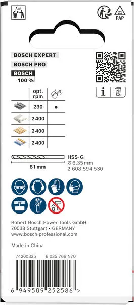 Multi Material testera za otvore sa držačem, 38×40 mm 2608594517