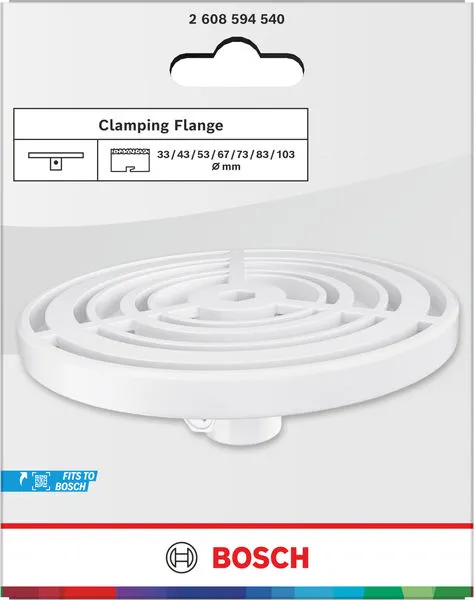 Stezna prirubnica za cigle i meke pločice, 33–103 × – mm 2608594540
