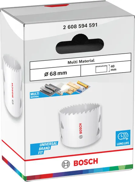 Multi Material testera za otvore sa navojem, 68×40 mm 2608594591