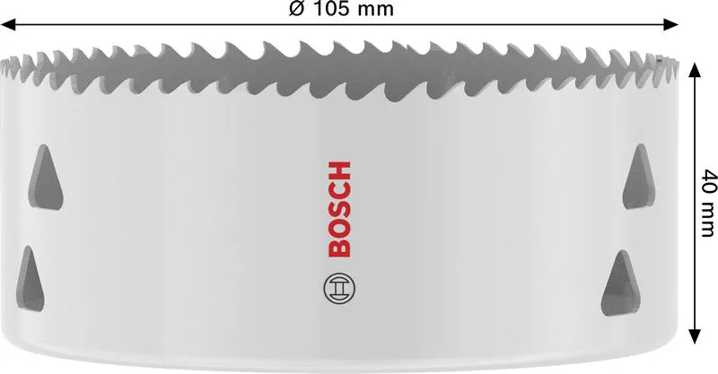 Multi Material testera za otvore sa navojem, 105×40 mm 2608594603