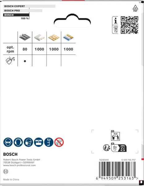 Multi Material testera za otvore sa navojem, 105×40 mm 2608594603