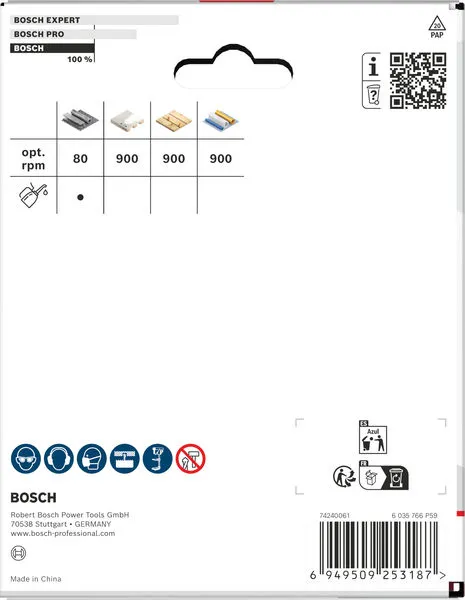 Multi Material testera za otvore sa navojem, 111×40 mm 2608594605