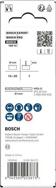 Držač i vodeća burgija za testeru za otvore, 14–30×44 mm 2608594624