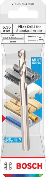 Vodeća burgija za standardni držač, HSS-G, 6,35×44 mm 2608594626